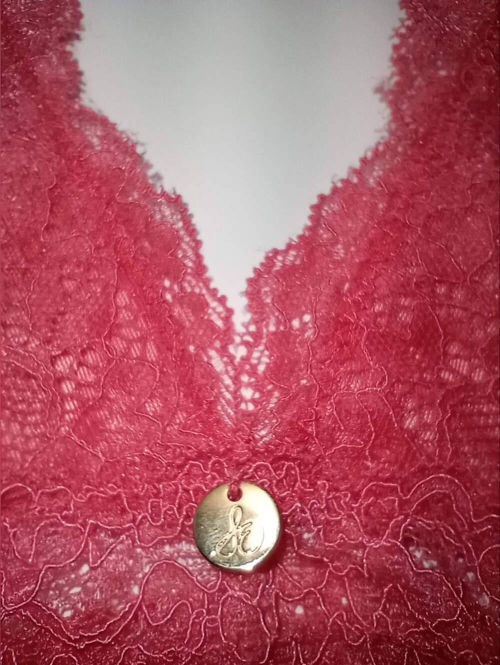 Sam Edelman Halter Lace Bodysuit, Small - Picture 5 of 12